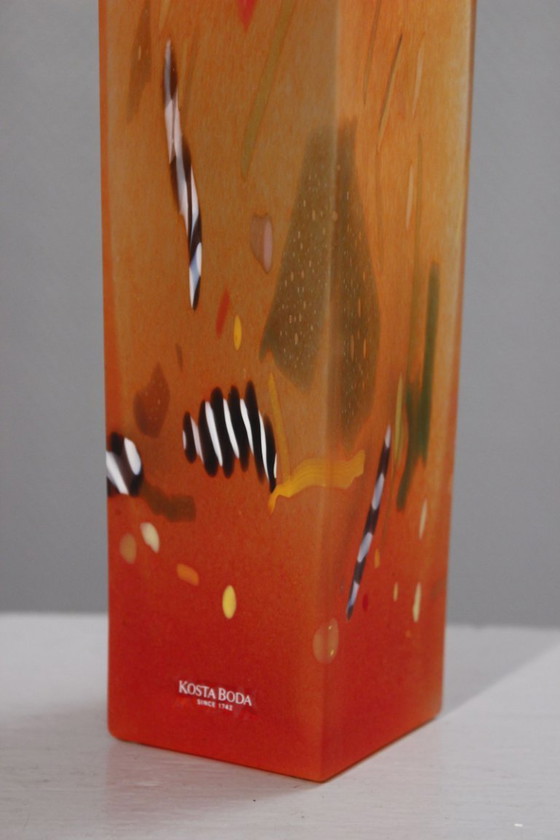 Image 1 of Bertil Vallien Atelier & Kosta Boda - "Satellite" series bottle, Sweden 1992