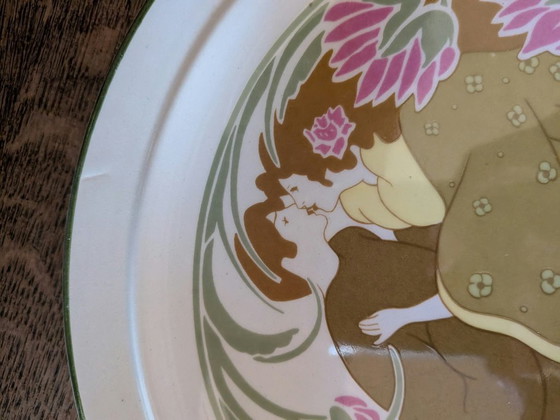 K&G Luneville Art Nouveau Decorative Bowl, Decorative Objects, Ceramic, Creme (photo 14 of 15)