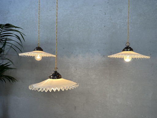 5x opalisierende Halsbandlichter