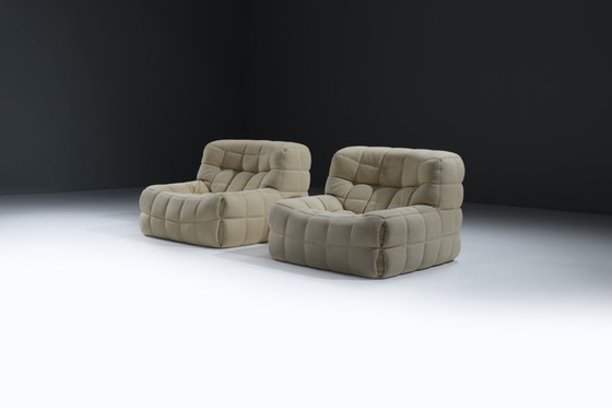 Image 1 of Splendide poltrone vintage Kashima del 1979 di Michel Ducaroy per Ligne Roset