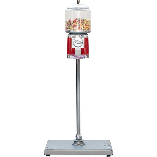 Vintage iron column candy dispenser by Castor, Canada 1990