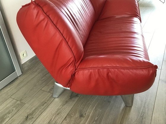 Vendre 2 canapés TANGO du fabricant LEOLUX – Canapés 3 places, Aluminium, Leather (photo 16 of 38)