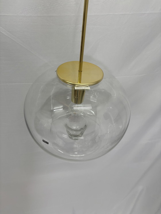 Vintage Doria Leuchten glass pendant lamp Space Age Mid-Century (photo 7 of 13)