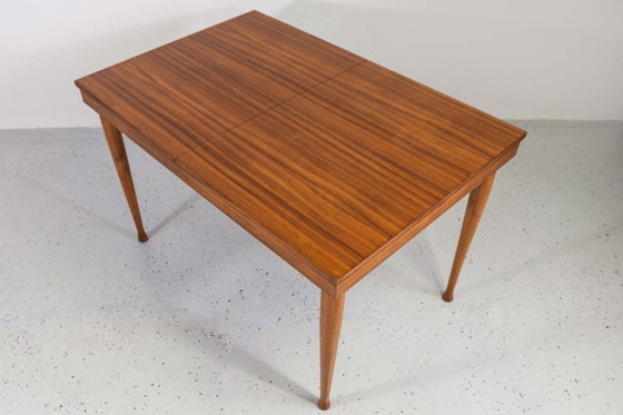 Uitschuifbare vintage eettafel ontworpen door M. Grabiński, Polen, jaren 60 – Wood (photo 3 of 15)