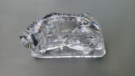 Art-déco-Panther Georges Chevalier aus Kristallglas, Baccarat-Manufaktur – Dekorative Objekte, Crystal (photo 3 of 7)
