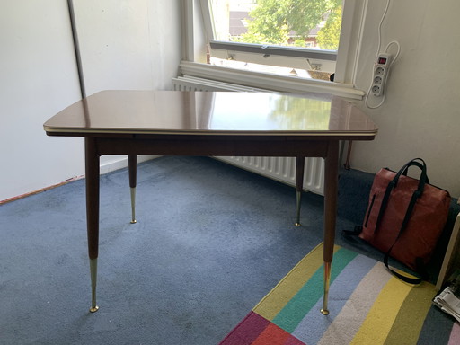 Fifties Rockabilly height adjustable dining table