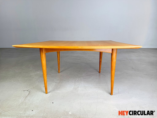Original Midcentury coffee table Scandinavian walnut vintage 1960