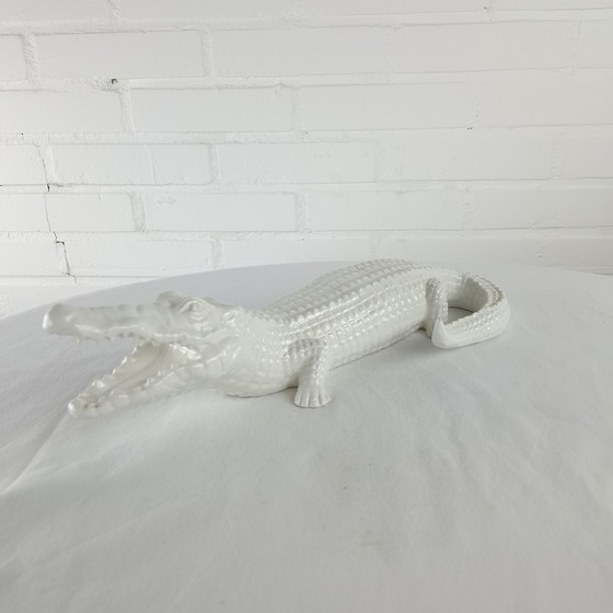 Image 1 of Statue de crocodile vintage