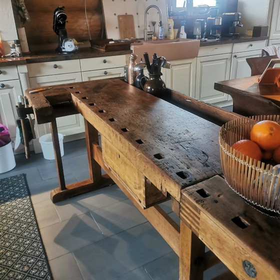 Image 1 of Antike Werkbank sehr gut erhalten