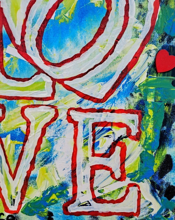 Image 1 of Enzo SAN MARCO - Love Inclusive 2 ® - Urban Jungle - Artist's painting