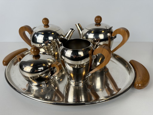 Alessi versilbertes Kaffee-/Teeset