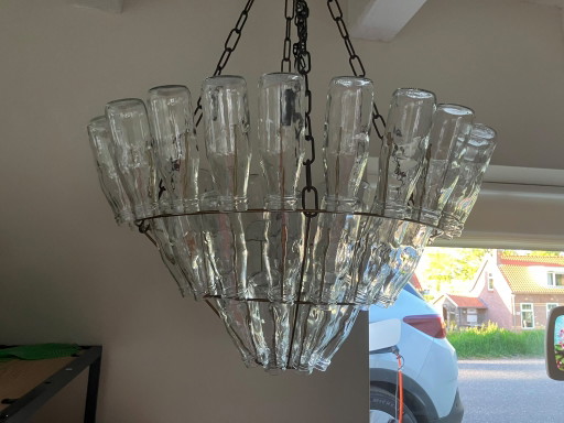 Lámpara de araña de botella XL con leitmotiv – kroonluchters, Iron, Metal