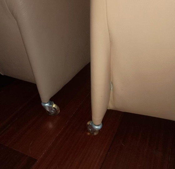 Image 1 of 6 sedie / poltrone in pelle tavolo da pranzo sedie