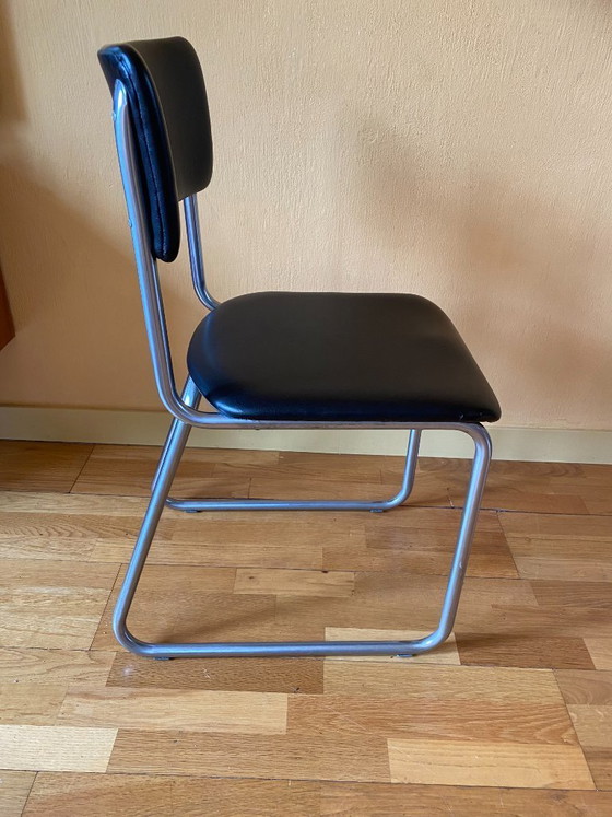 Image 1 of Vintage buisframe stoel Ahrend de Wit
