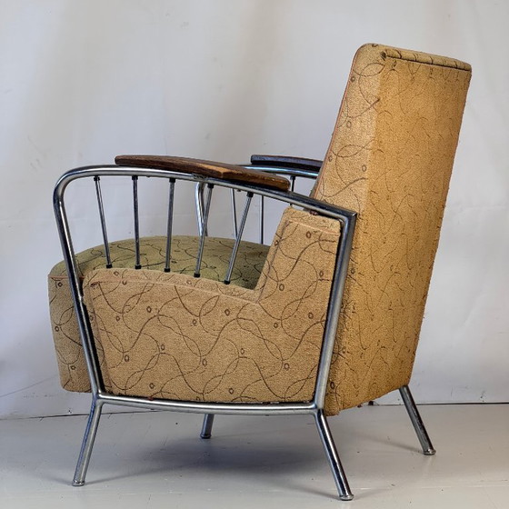 Image 1 of Sillón tubular József Peresztegi, años 60 - Raro diseño húngaro de mediados de siglo