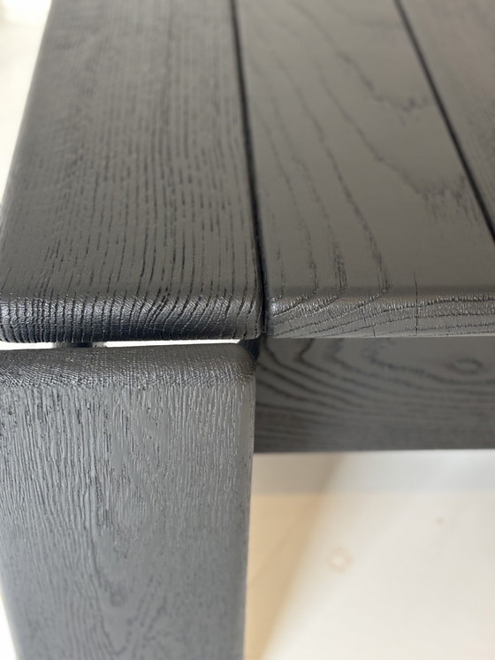 Image 1 of Black wooden coffee table - sleek and robust design