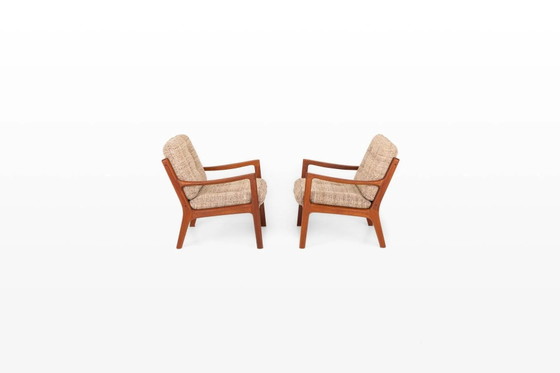 Poltrone di Ole Wanscher per France & Son, anni '60, set di 2 – Wool, Cotton, Scandinavian (photo 3 of 14)