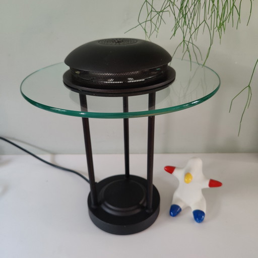 Vintage Post-Modern UFO-Tafellamp | Mors International Deventer | Memphis-Stijl, Jaren 80 – tafellampen (photo 2 of 14)