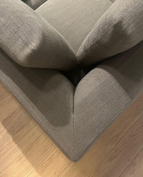 Image 1 of Wie neu Minotti Andersen Ecksofa Taupe + Ottomane