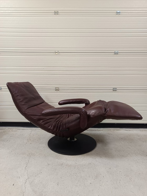 Image 1 of Fauteuil Jori 'Yoga' / Fauteuil pivotant en cuir