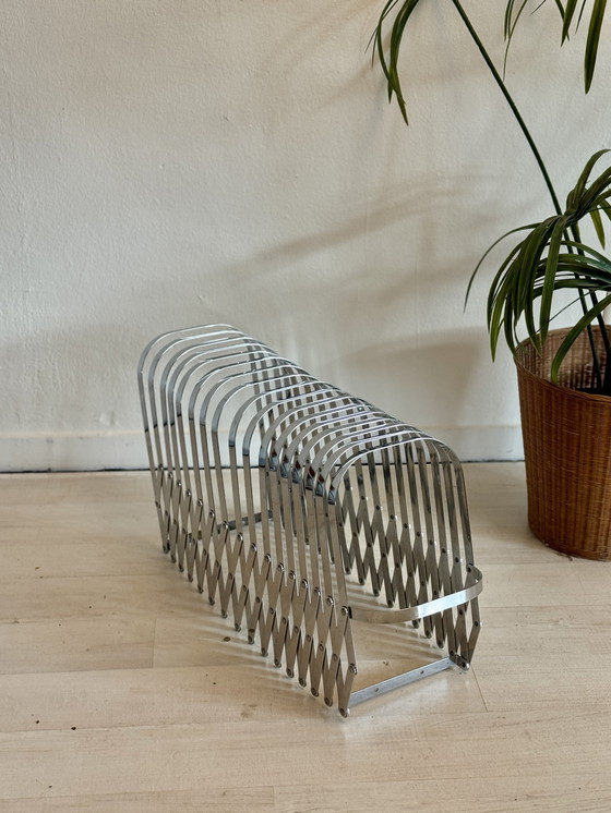 Image 1 of Revistero cromado, armónica, Luther Evans