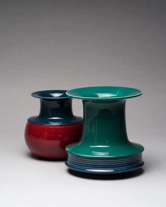 Image 1 of Rosenthal Studio Linie Tapio Wirkkala PLUS Vase Duo MCM WGP Vintage Chic 1960s