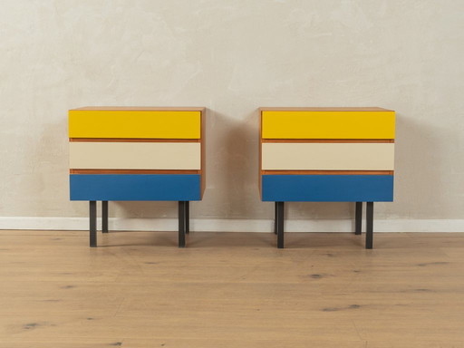 2x bedside tables, 1960s Musterring