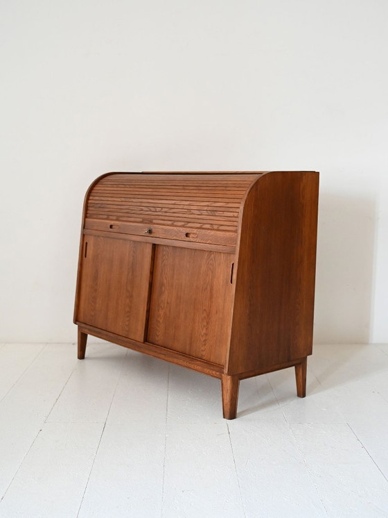 Image 1 of Secretaire vintage scandinavo in rovere di Nybro Möbelfabrik