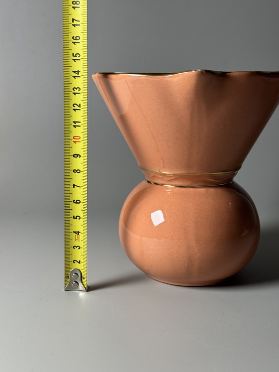 Image 1 of Boch Frères La Louvière Art Deco Faience Pitcher, Belgian Ceramic, 1930s