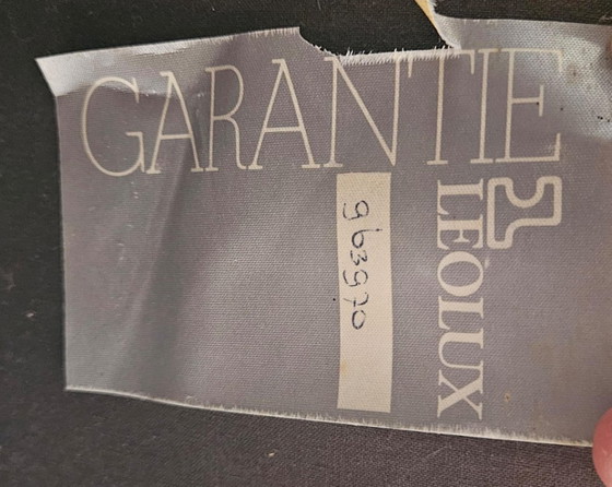 Image 1 of Leolux Excalibur 2.5-seater + 3-seater vintage design sofas (1991) - iconic Dutch design by Jan Armgardt in purple leather