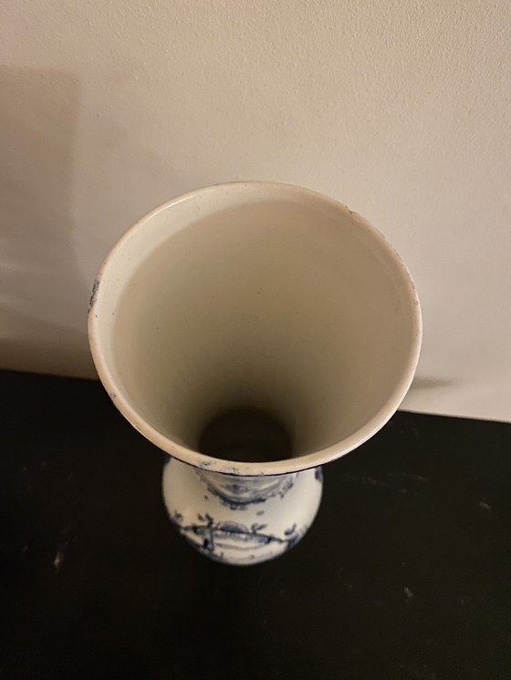 Image 1 of Delfts blauwe vaas 32cm hoog