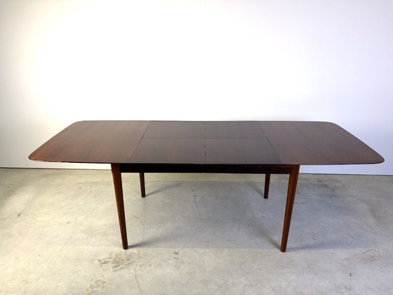 Tavolo da pranzo danese allungabile in teak, Mid-century, anni '60 – Tavoli da pranzo, Legno (photo 4 of 7)
