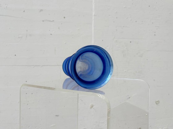 Image 1 of Cobalt blue glass vase in space age style, 1970s