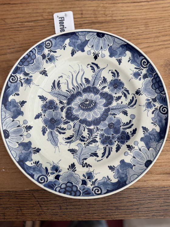 Image 1 of Piatto da parete blu Delft di Regina