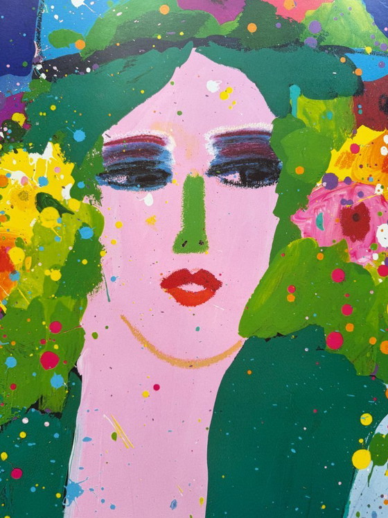 Image 1 of Walasse Ting (1929–2010), Galerie Moderne Silkeborg, Ausstellungsplakat, 1986