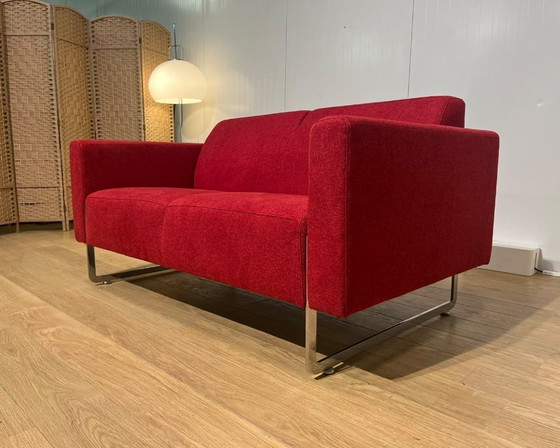 Image 1 of NIEUW GESTOFFEERD Artifort Mare Loveseat Rood + Garantie