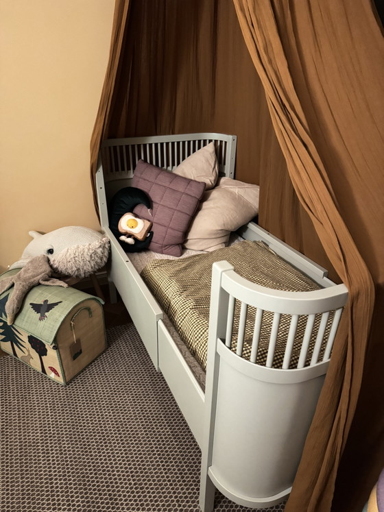 Image 1 of Lettino Sebra per neonati e bambini con materasso