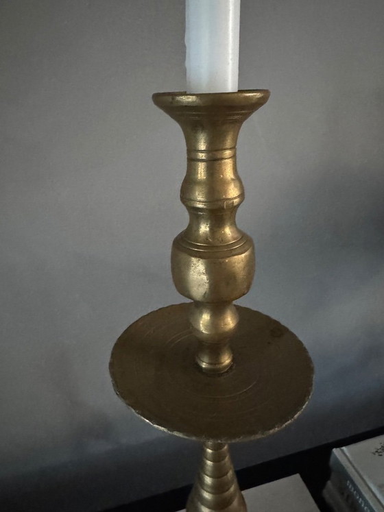 Image 1 of Heavy copper handmade Moroccan Candle Holder Marrakech Bohemian