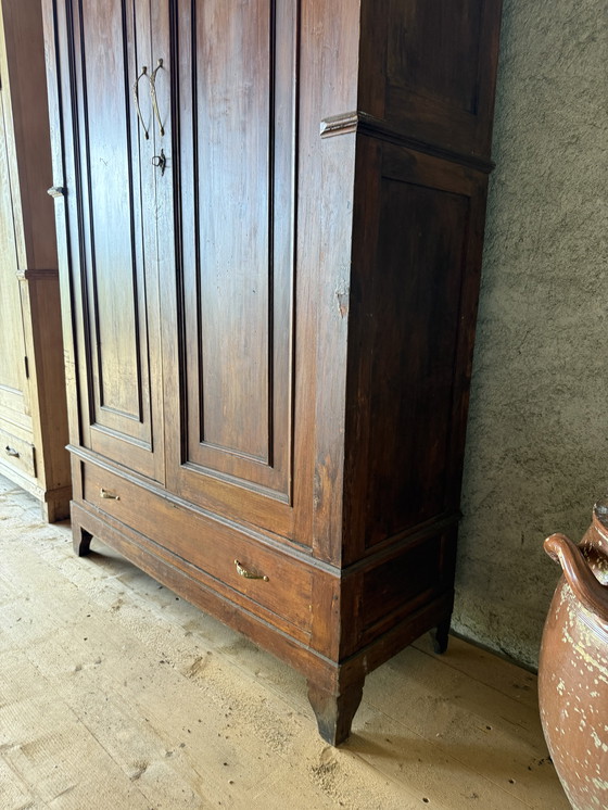 Image 1 of Armadio rustico italiano in legno primi 900