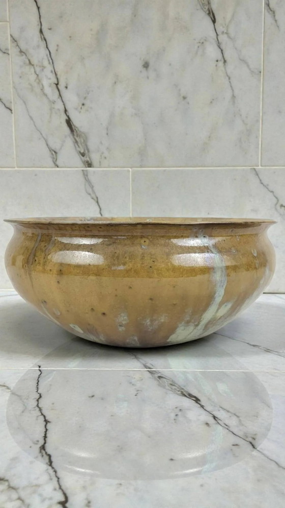 Ciotola da insalata in gres firmata Anne Marie Sybesma De Bay, alias MIEP La Borne – Ciotole, Porcelain (photo 4 of 11)