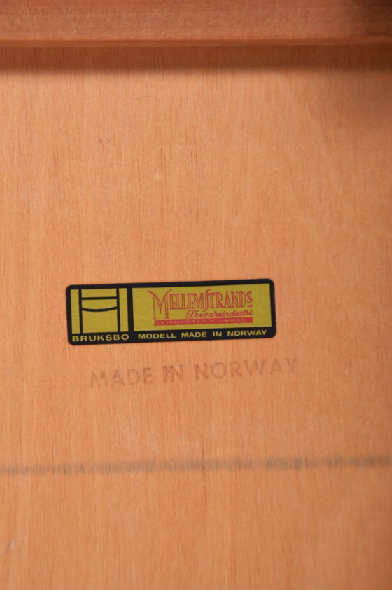 Image 1 of Revistero noruego de palisandro diseñado por Rolf Hesland para Bruksbo, década de 1960.