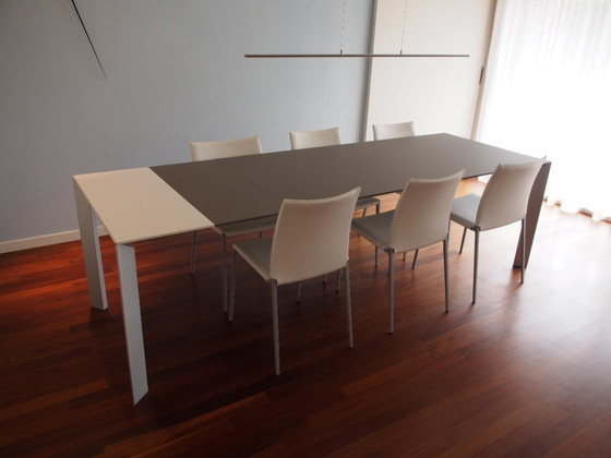 Image 1 of Sedia Lia Zanotta, ecofire bianco, base in alluminio - come nuova