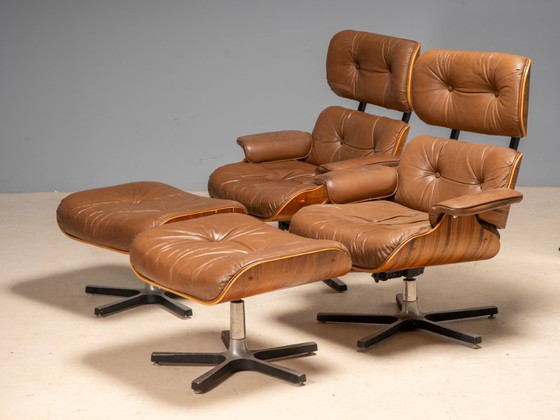 Image 1 of Poltrona e pouf canadesi, anni '60 – Northfield Metal Products