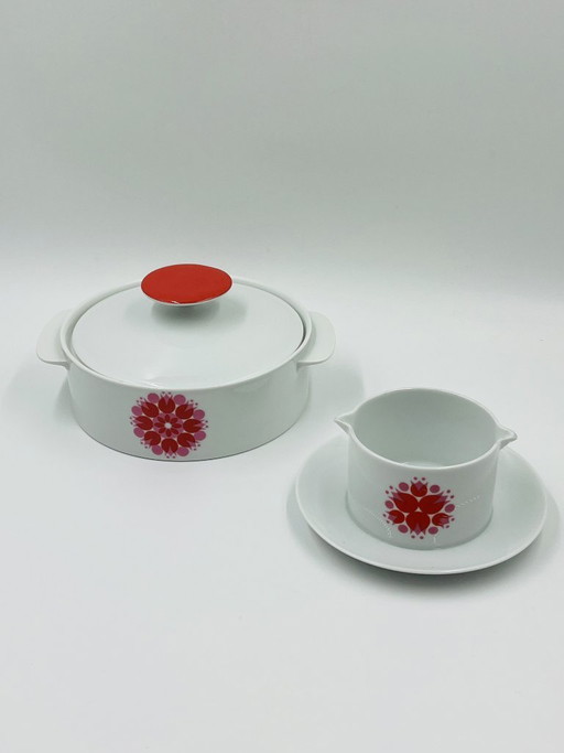 Thomas Service Duo „Tulpenmedaillon“ 1970 – tafelaccessoires, Ceramic