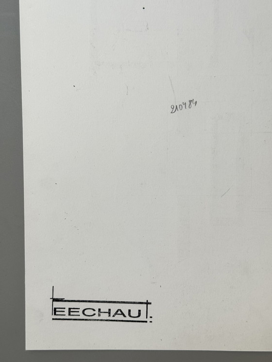 Image 1 of Eugène Eechaut (1928-2019) - 4 works, ink on paper 1982-1984
