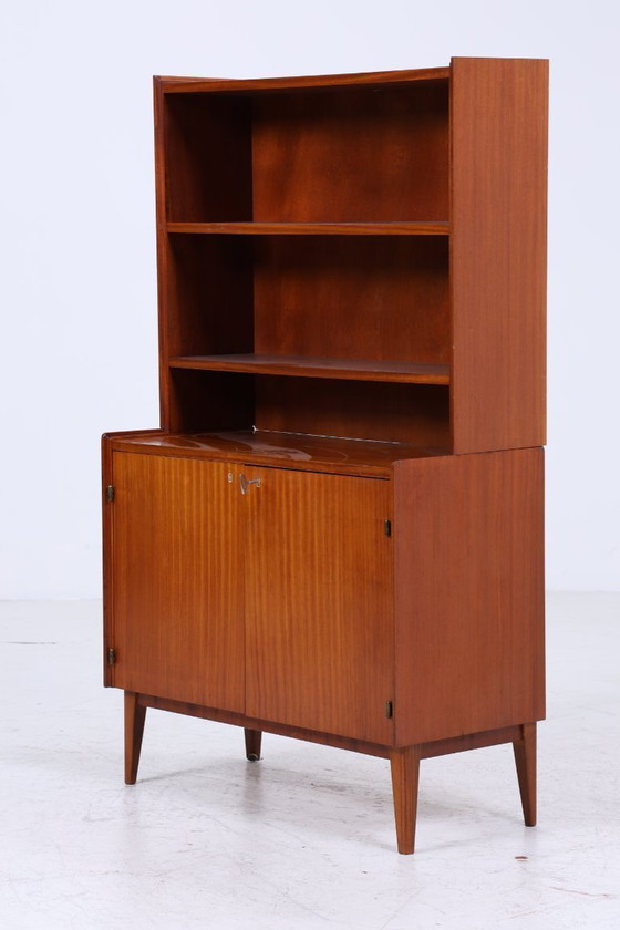 Image 1 of Libreria d'epoca anni '60 - scaffale di legno retrò del Mid Century #05-70