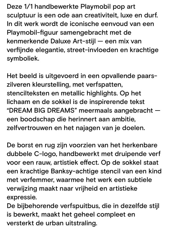 Image 1 of Daluxe Art – 1999 • „Träume groß – Playmobil-Edition“