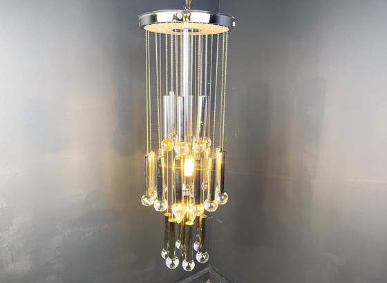 Image 1 of Vintage chandelier by Gaetano Sciolari, 1970s
