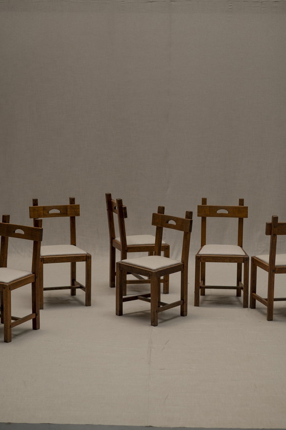 Image 1 of Brutalist Dining Chair Set