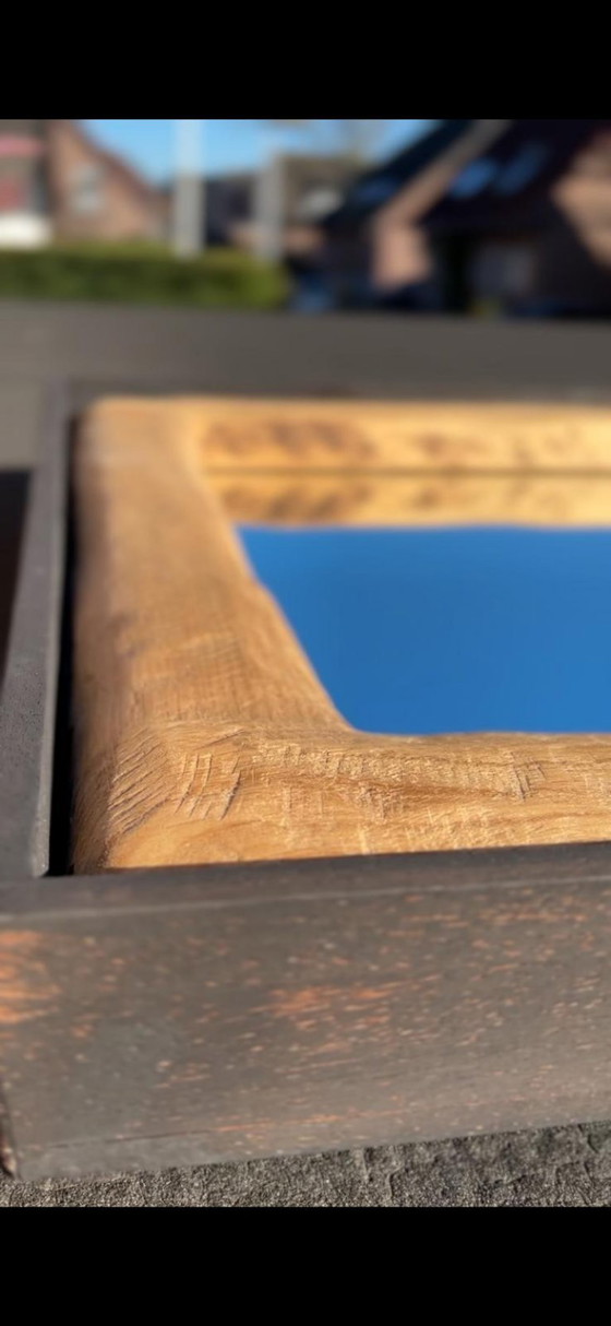 Image 1 of Spiegel "Xenia" eiken en meranti